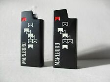 Marlboro Feuerzeug Hülle in Metall - weiß oder schwarz oder Holzhülle NEU