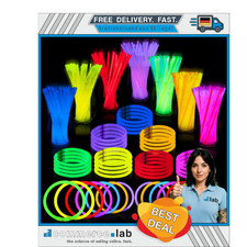 Neon-Knicklichter Set | 100