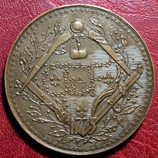 Seltene Freimaurer-Medaille