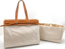 HERMES HERBAG CABAS TASCHE TOILE H AKTENTASCHE BRIEFCASE SCHULTERTASCHE LUXUS