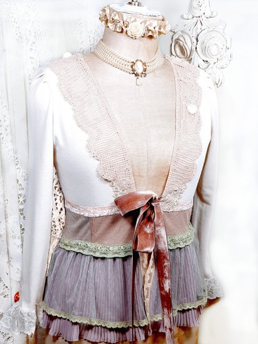 Romantik cardigan viktorian - romantik,