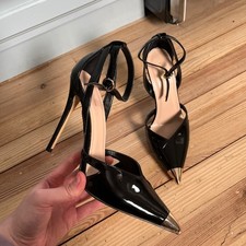 PrettyLittleThing Black Patent
