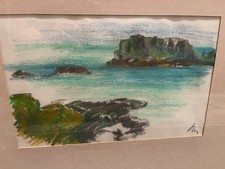 Moderne Malerei signiert Ilse Maria Stadler Landschaft 