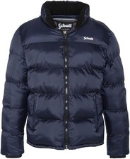 Schott NYC Unisex Idaho Jacke Blau unisex Daunenjacke navy Größe S Kundenretoure