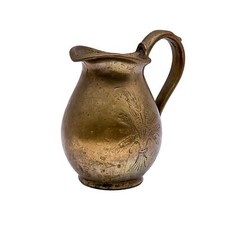 Vintage Brass Pitcher with