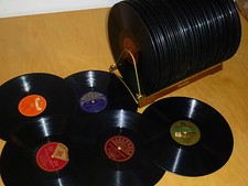 Schellackplatten 30 x SCHLAGER HITS TANZMUSIK f. GRAMMOPHON u PLATTENSPIELER 78N