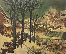 Naive Kunst Malerei Ländliche