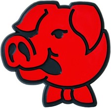 3D Relief Schild rote Metzger