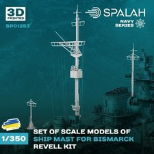 Ship masts for Bismarck for