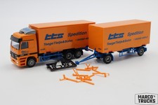 AWM MB Actros MP1 Wechselbrückenhängerzug "TTS Teege Tietje Sohn" 1:87 /AW3095