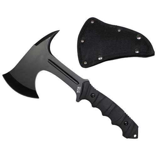 Tomahawk schwarz mit g10 - schwarz, g10-griff
