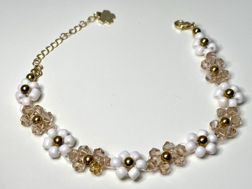 Blumenarmband modeschmuck - blumenarmband,