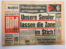 Bild Zeitung 15. November 1963