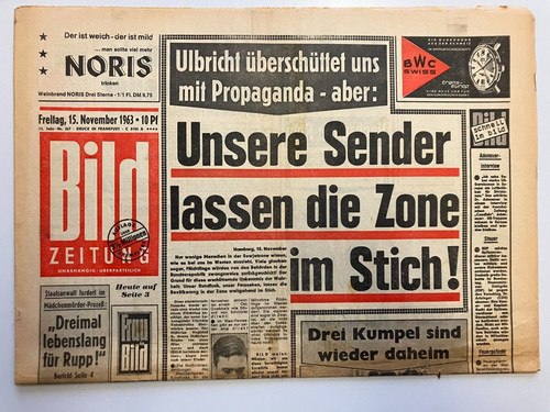 Bild zeitung november 1963 - zeitung, 15.