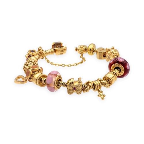 Pandora 14k massives - pandora, gelbgold