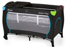 hauck Sleep'n Play Center+Zubehör Kinderreisebett Laufstall Babybett 120x90cm C7