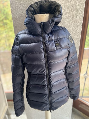 Blauer damen daunenjacke - damen, gr