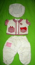 hübsche 3 tlg. Puppenkleidung