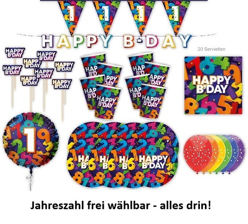 Partybox geburtstag dekobox - geburtstag,
