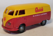 Brekina Volkswagen VW T1 Kasten Werbemodell Quick Illustrierte 1:87 gut