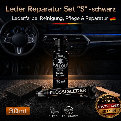 Schwarz 30ml leder - schwarz,