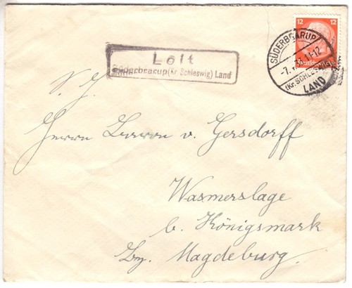 Landpoststempel poststelle - landpoststempel,,