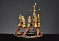 Votive group, worshipping of the Buddha, Shan States, Burma, 18th to 19thC