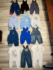 ❤️❤️❤️ 12tlg Paket Latzhosen Jeanslatzhosen Jumpsuits Zwillinge Gr. 68 