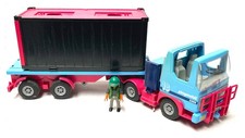 Playmobil * 2350 3817 4447 * Container LKW / Truck * mit Auflieger Anhänger