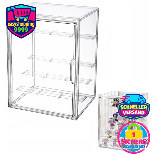 Vitrine acryl klein mit tür - mit,