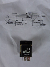 REIMO Trennrelais mit Schutzdioden  12Volt  70A