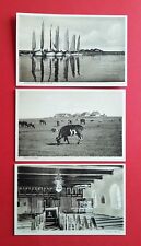 3 x AK Föhr um 1930 Segelschiffe, Hallig Oland und Hallig Hooge Kirche   ( 39646