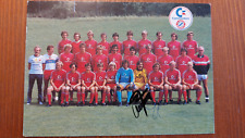 R. Aumann # signiert # Mannschaftskarte Autogrammkarte Bayern AK 84/85 1984/85