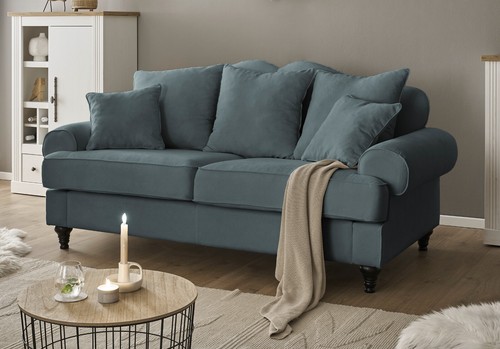 Sofa grau couch sitzer - in,