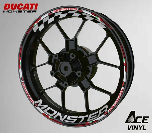 Ducati monster felgenaufkleber - ducati,