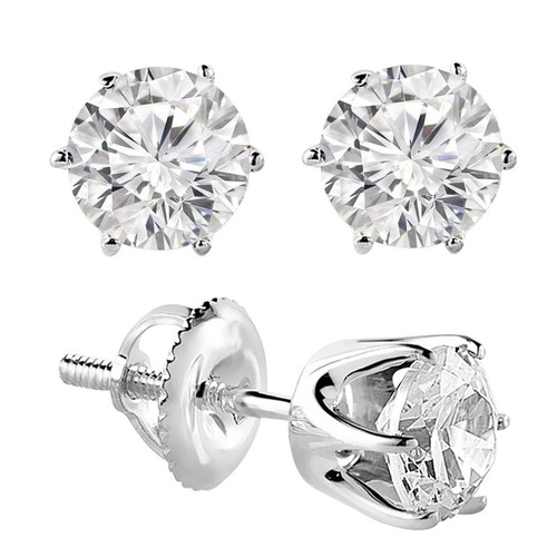 Diamant ohrringe rund ct - diamant,