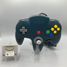 Nintendo N64 Controller - Blau - Inkl. Original Controller Pak funktionsfähig 