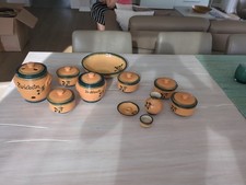  Keramik Geschirr Neuwertig Italien. Design Oliven Karl Luis Lehmann Oberlausitz