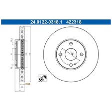 ATE Bremsscheiben + Beläge