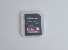 Sandisk 128 GB Extreme PRO 170 MB/s SD SDXC