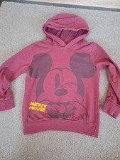 Mickey Maus Mouse Pulli Pullover Hoddie 122 Junge Rot