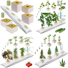 Steinwolle Pflanzen Zucht Kultur Block Matte Anzucht Stopfen Set züchten Würfel