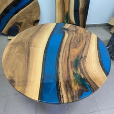 Rund Couchtisch aus Massivholz