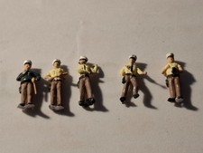 Preiser H0 -  5 Figuren Polizei in Hemd  -  aus Feuerwehrsammlung - ohne OVP