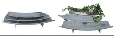 3er set holzschalen grau - grau,