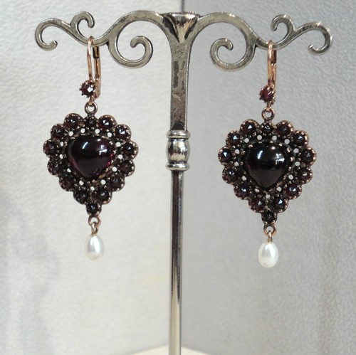 Granatschmuck granat herz - granatschmuck,