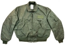 PROPPER NAVY Top Gun CWU 36/P USN Vintage Piloten Bomber Jacke 54/56 L/XL