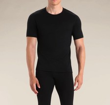 Icebreaker T-Shirt 100% Merino Wolle Shirt Herren Gr.XL Body Fit 200 154150