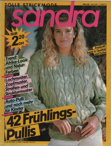 Sandra strickmode heft - sandra, strickmode,