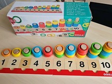 Goula Farbige Ringe Lernspiel, Zahlen/ Zählspiel